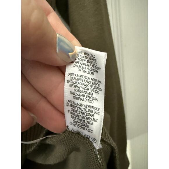 Green Sweater By Calvin Klein Size Large - Picture 8 of 9